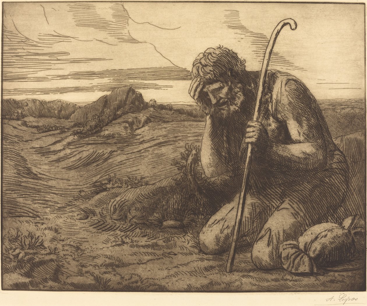Marnotratný syn, 6. deska od Alphonse Legros