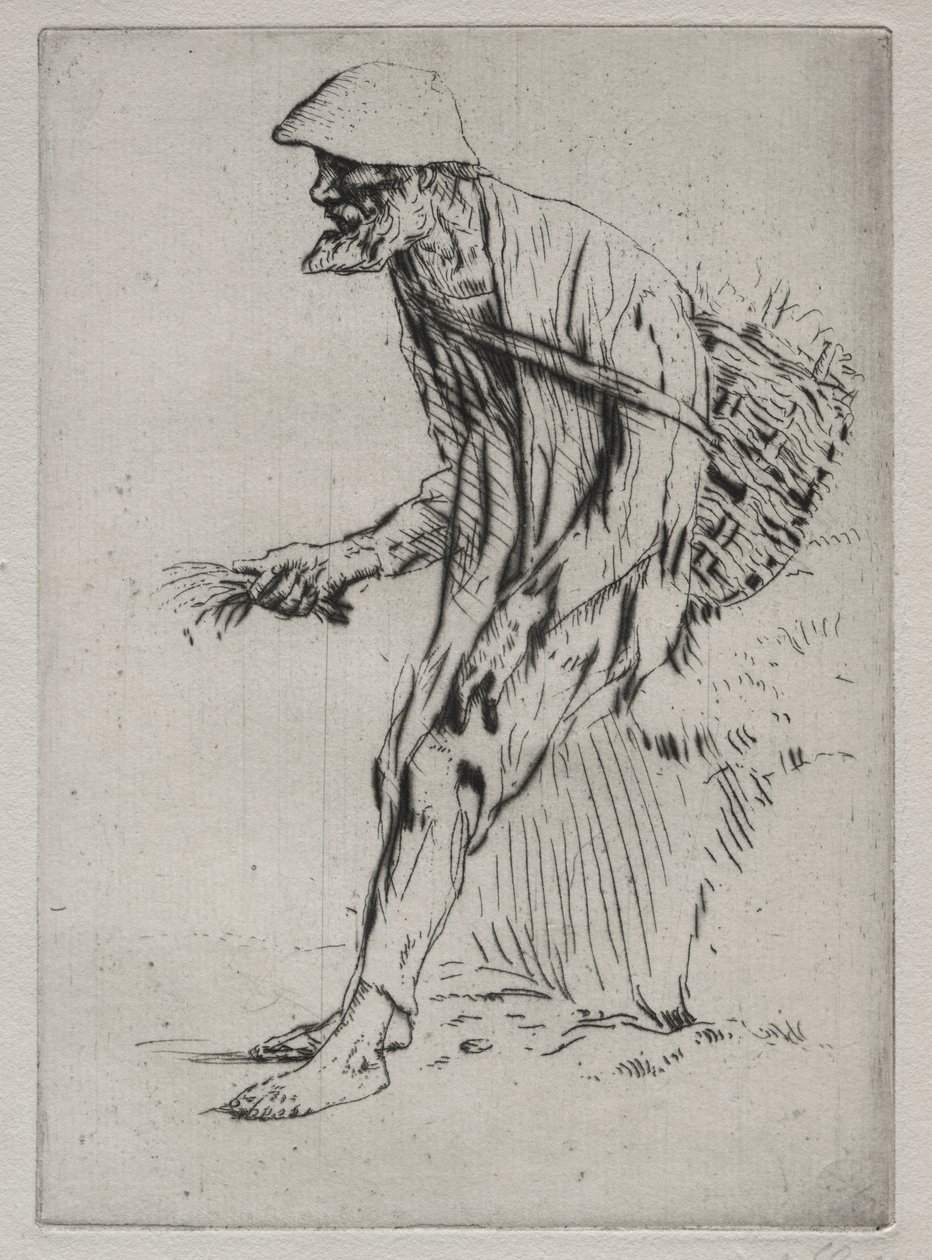 Prodejce červeného pupenu od Alphonse Legros