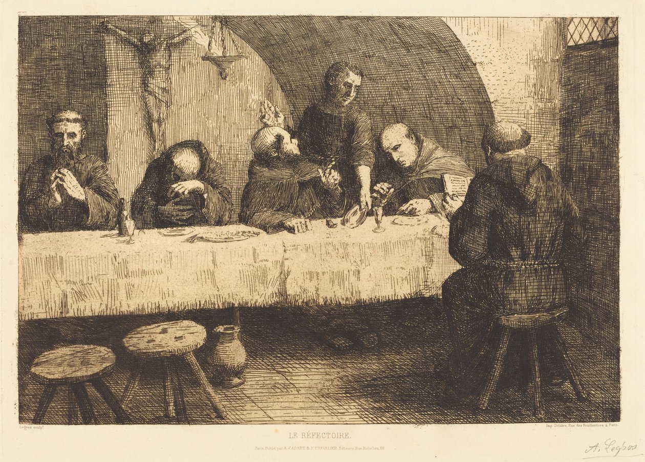 Jídelna (Le refectoire) od Alphonse Legros