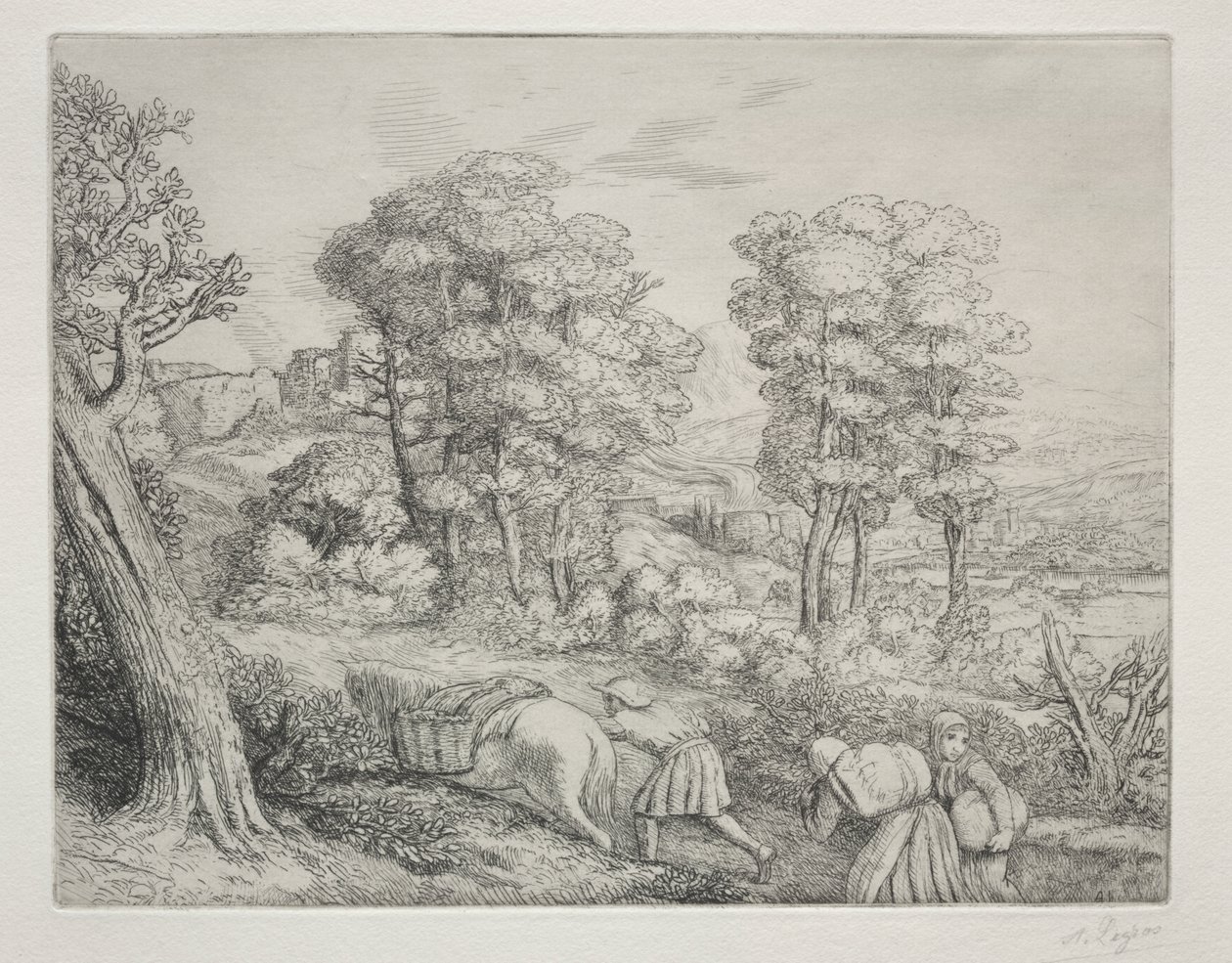 Návrat na farmu od Alphonse Legros