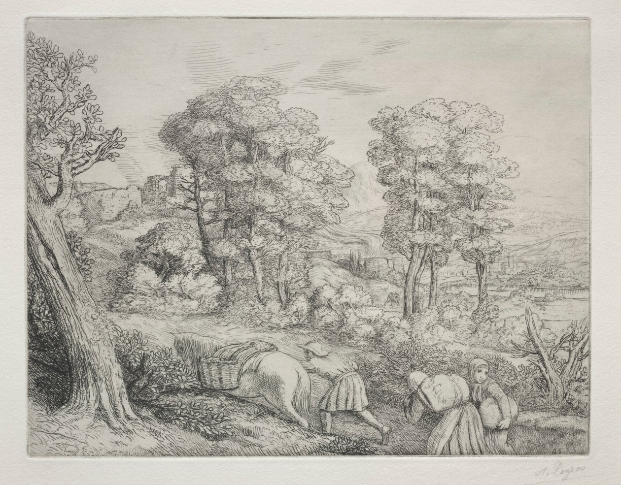 Návrat na farmu Návrat na farmu. od Alphonse Legros