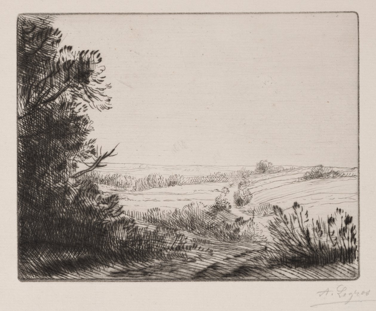 Cesta do Horville od Alphonse Legros