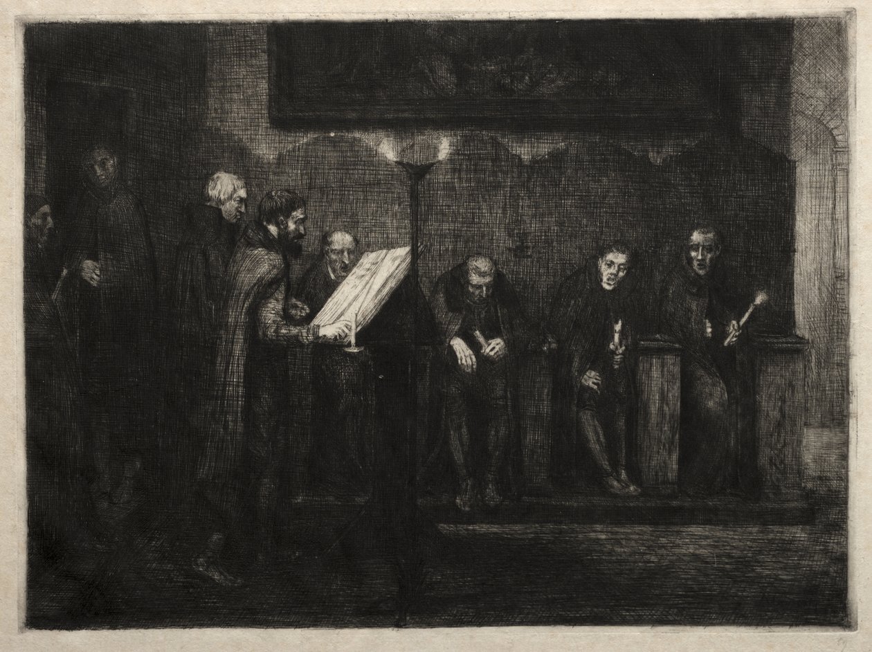 Španělští zpěváci od Alphonse Legros