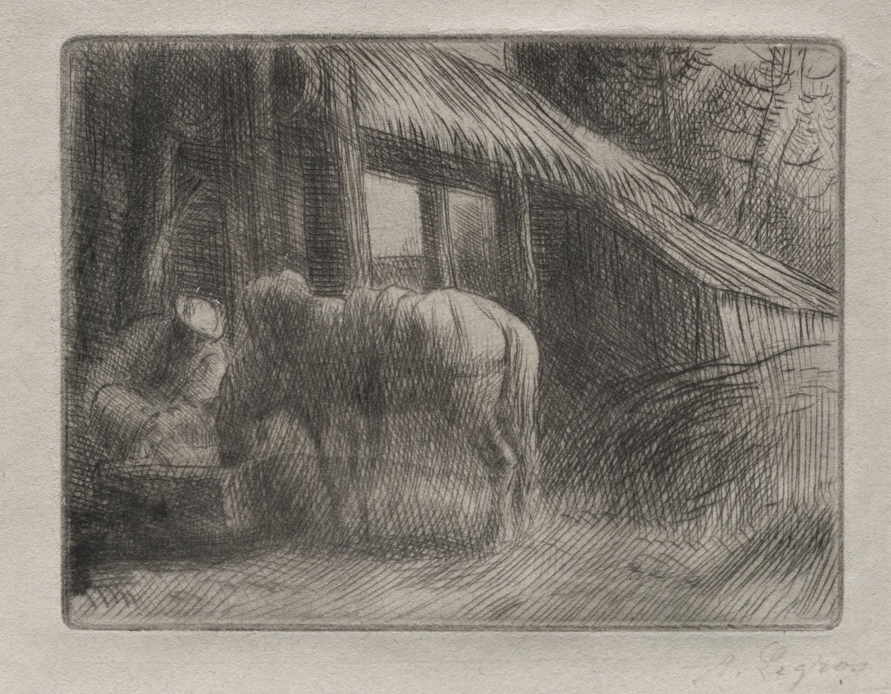 Napajedlo 2. talíř. od Alphonse Legros