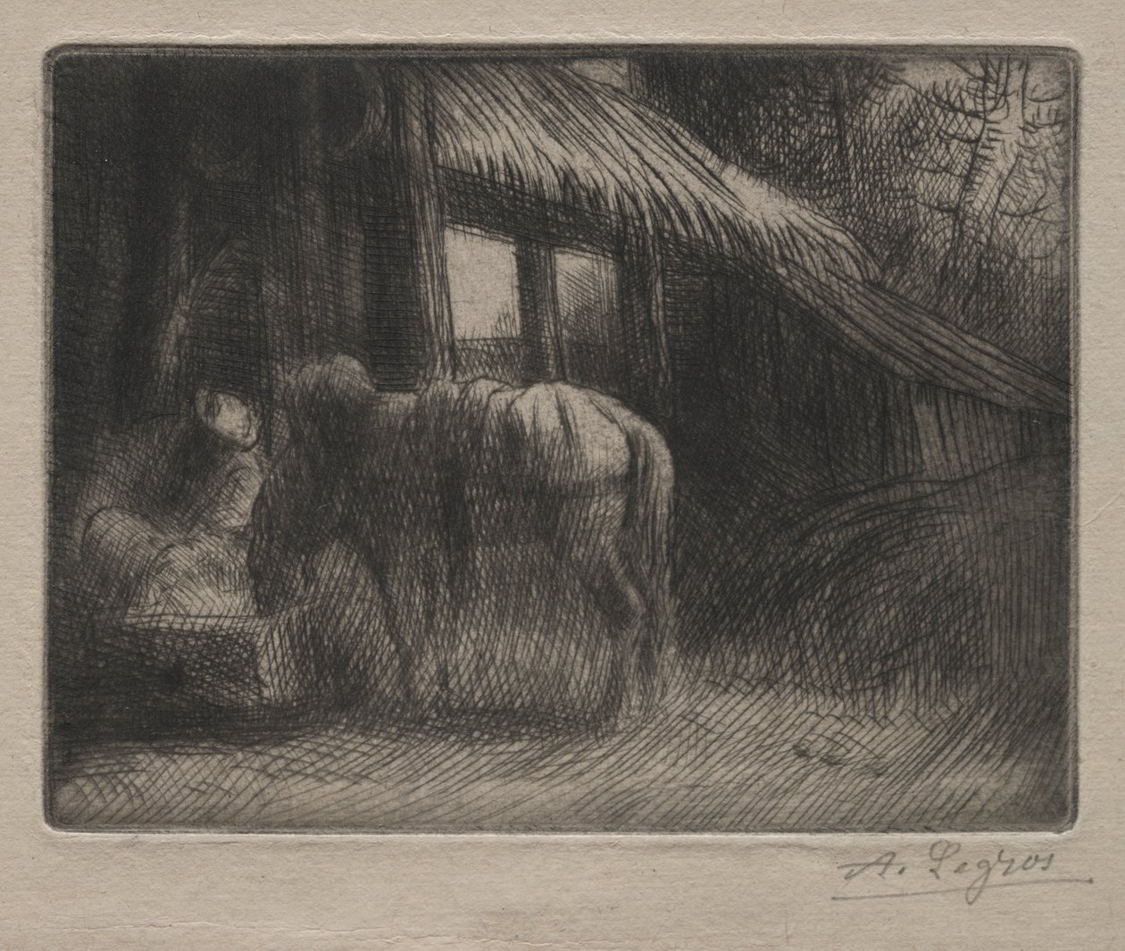 Napajedlo 2. talíř. od Alphonse Legros
