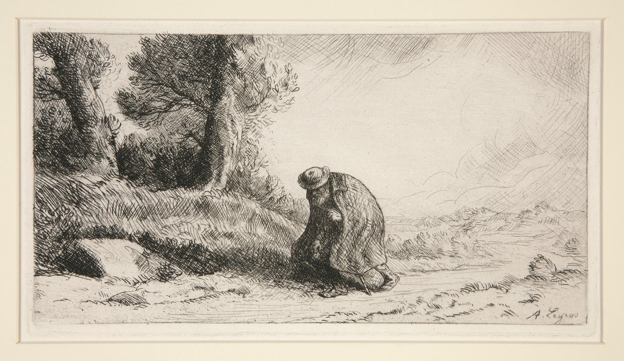 Pocestný od Alphonse Legros