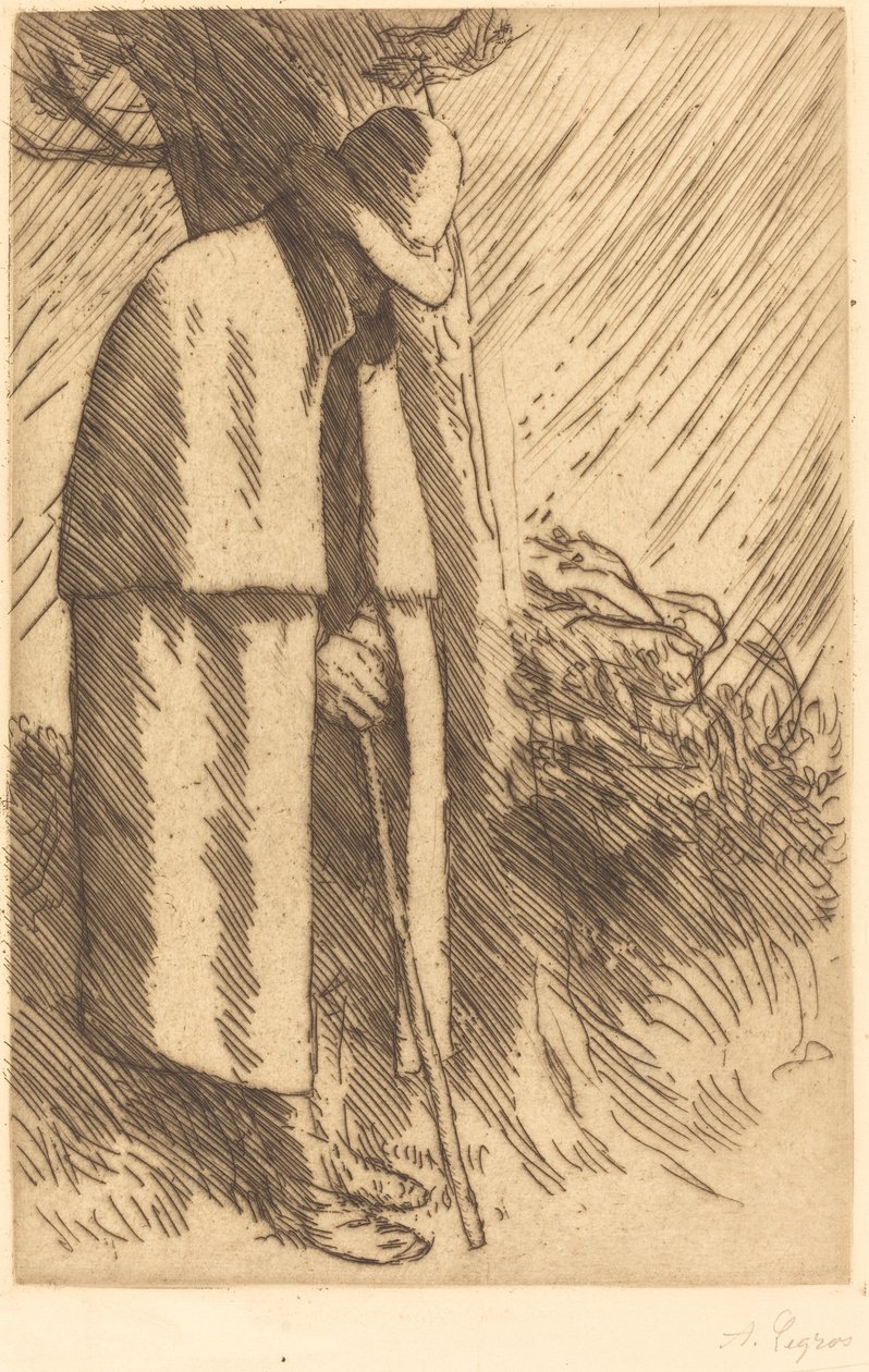 Cestovatel s úkrytem od Alphonse Legros