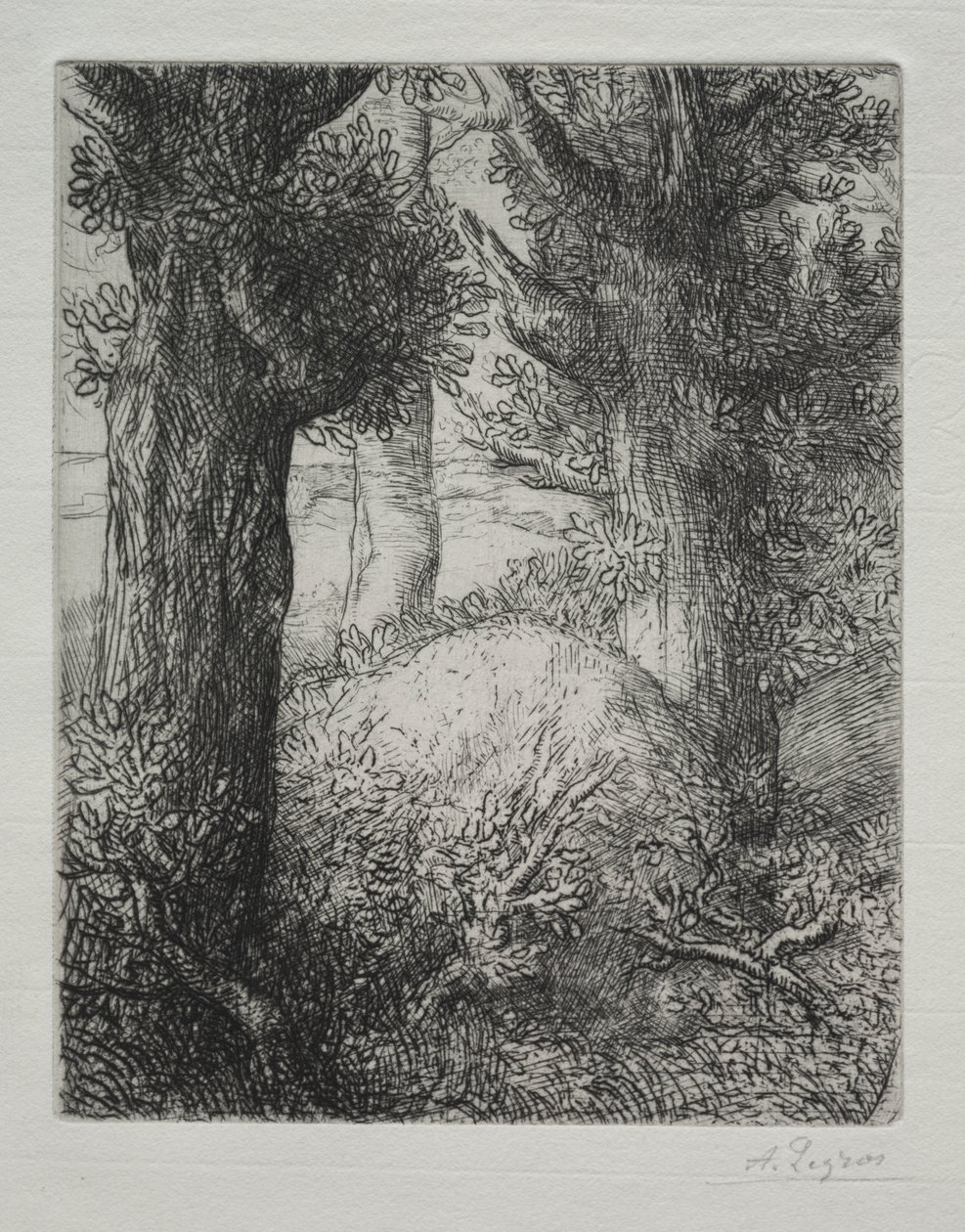 Galské pohřební mohyly od Alphonse Legros