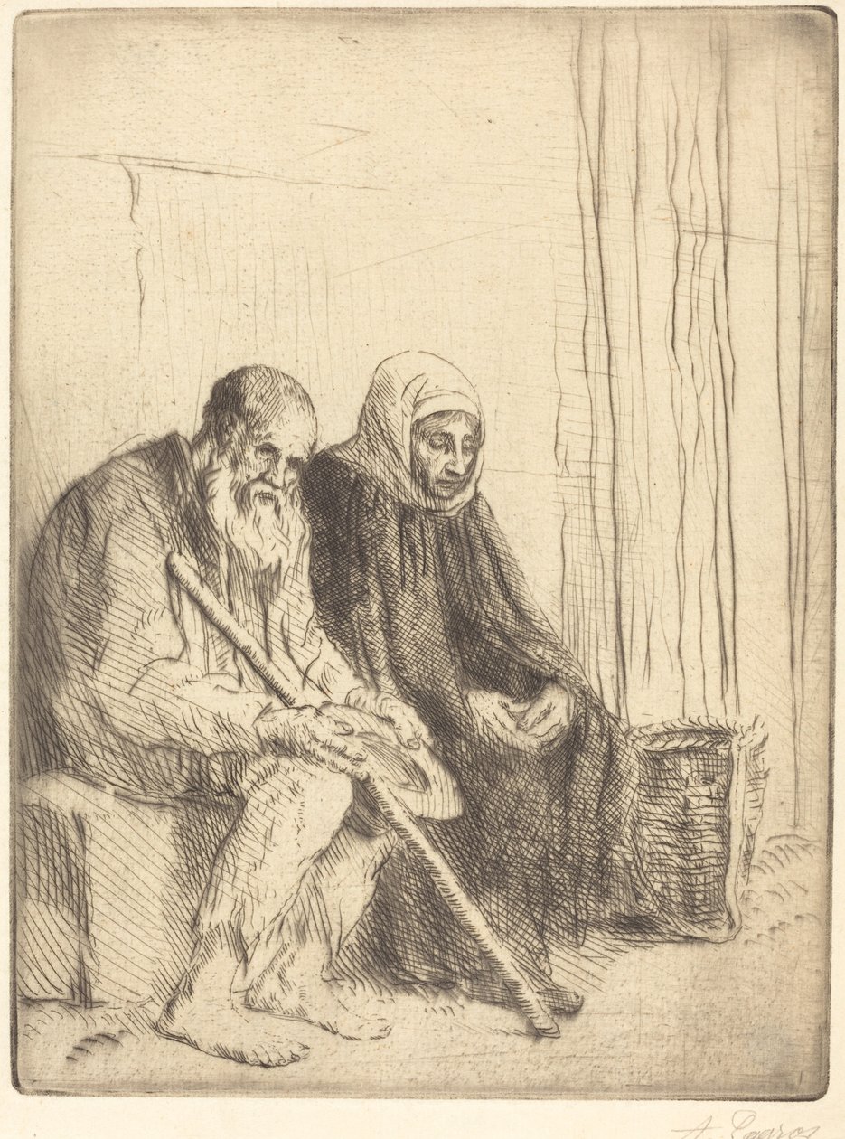 Dva žebráci Dva žebráci. od Alphonse Legros