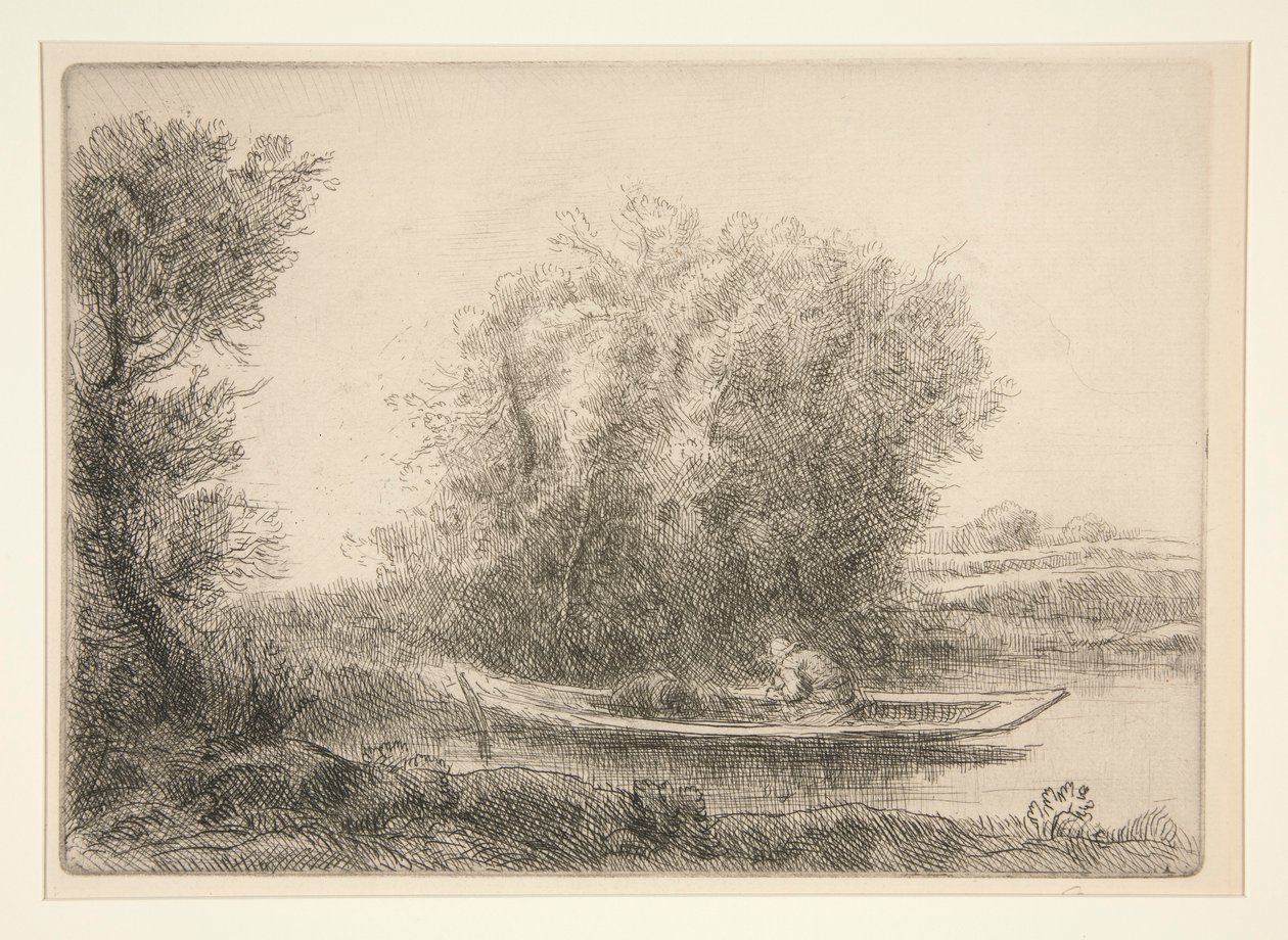 Koutek řeky od Alphonse Legros