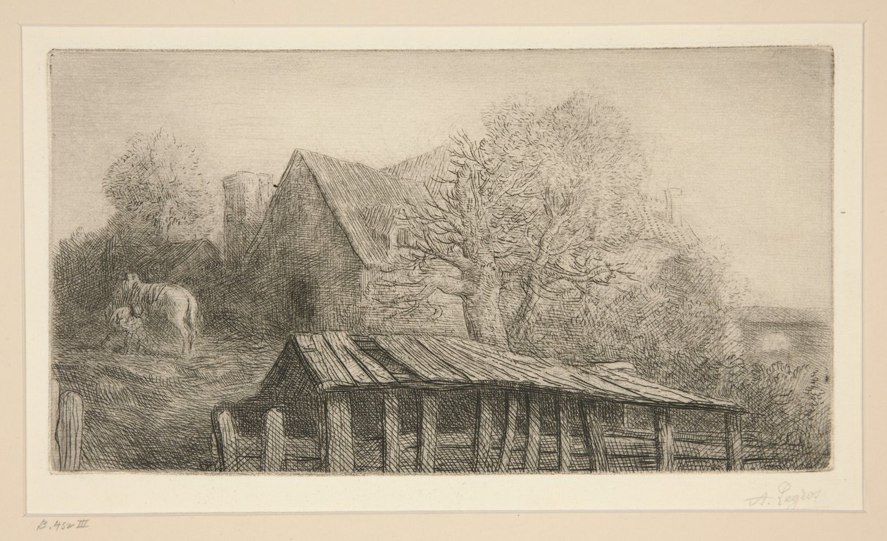Starý hostinec od Alphonse Legros