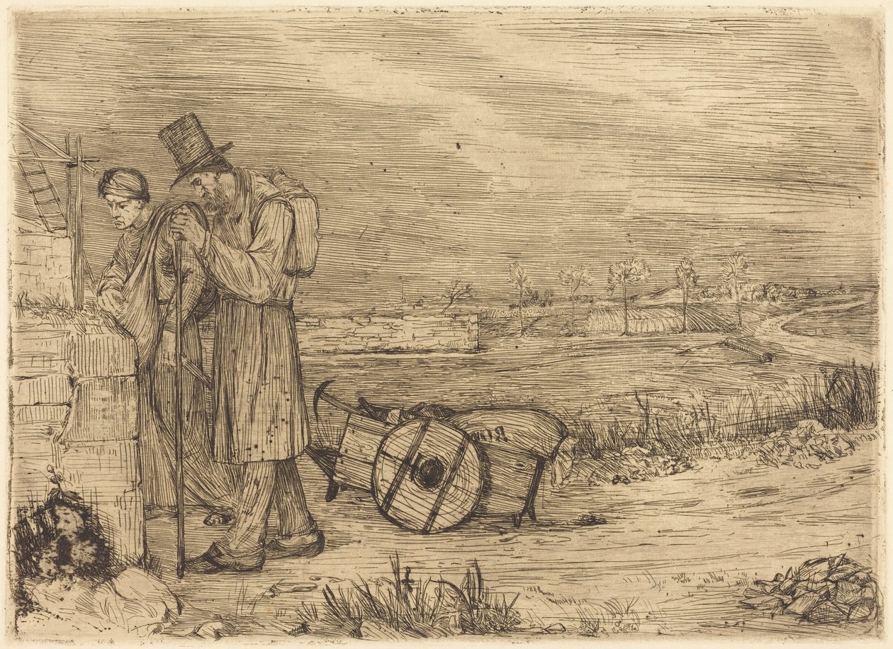 Tuláci z Montrouge od Alphonse Legros