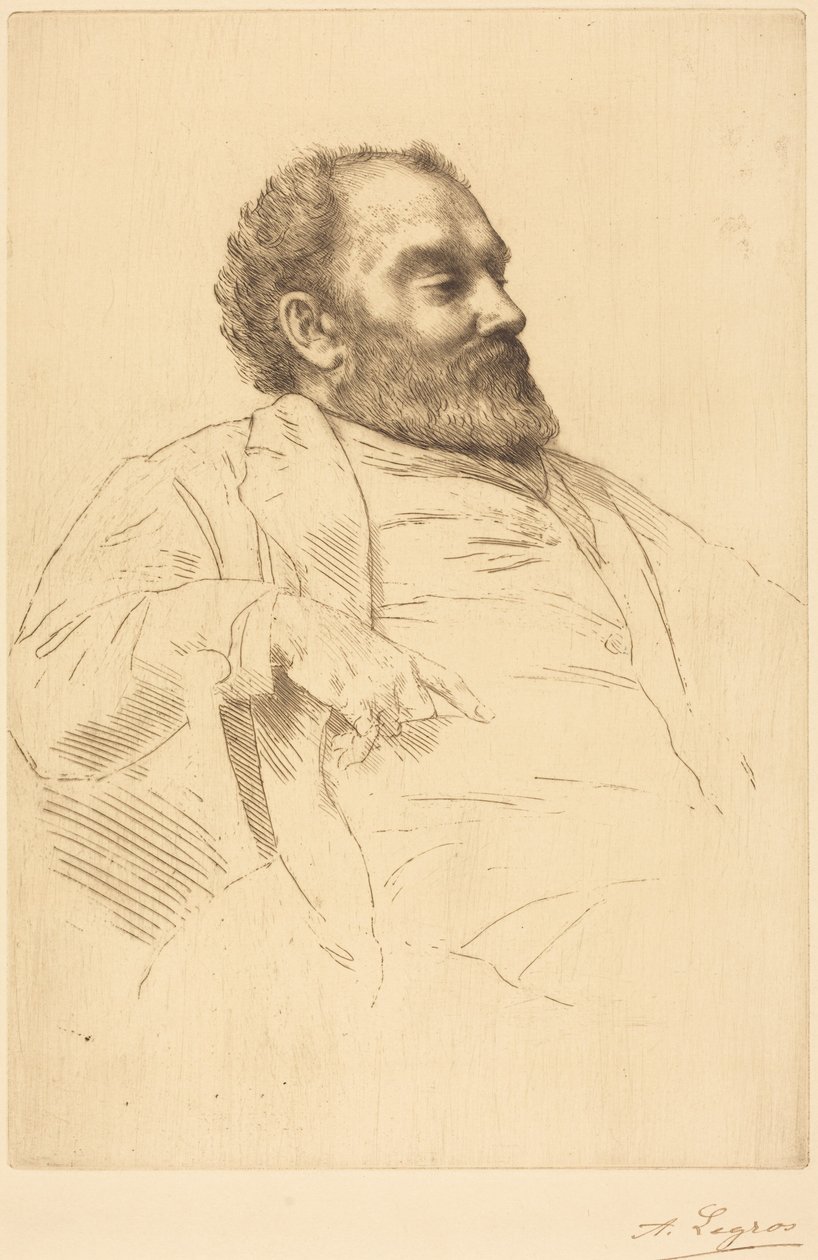 Val Prinsep, R.A. od Alphonse Legros
