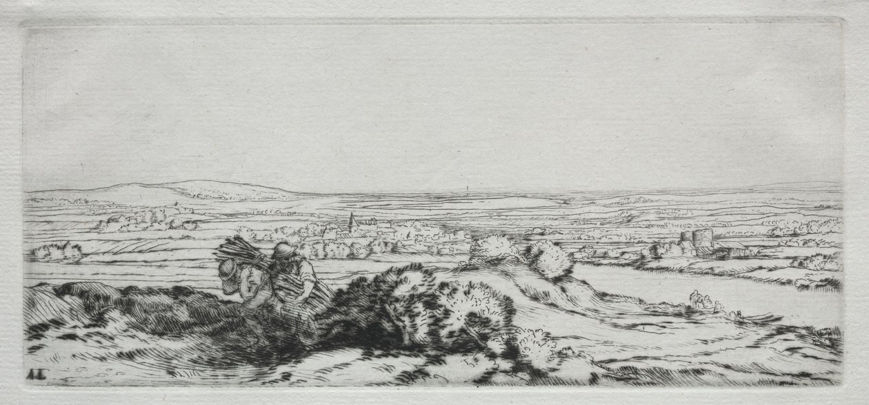 Údolí dun La Vallee des Dunes. od Alphonse Legros