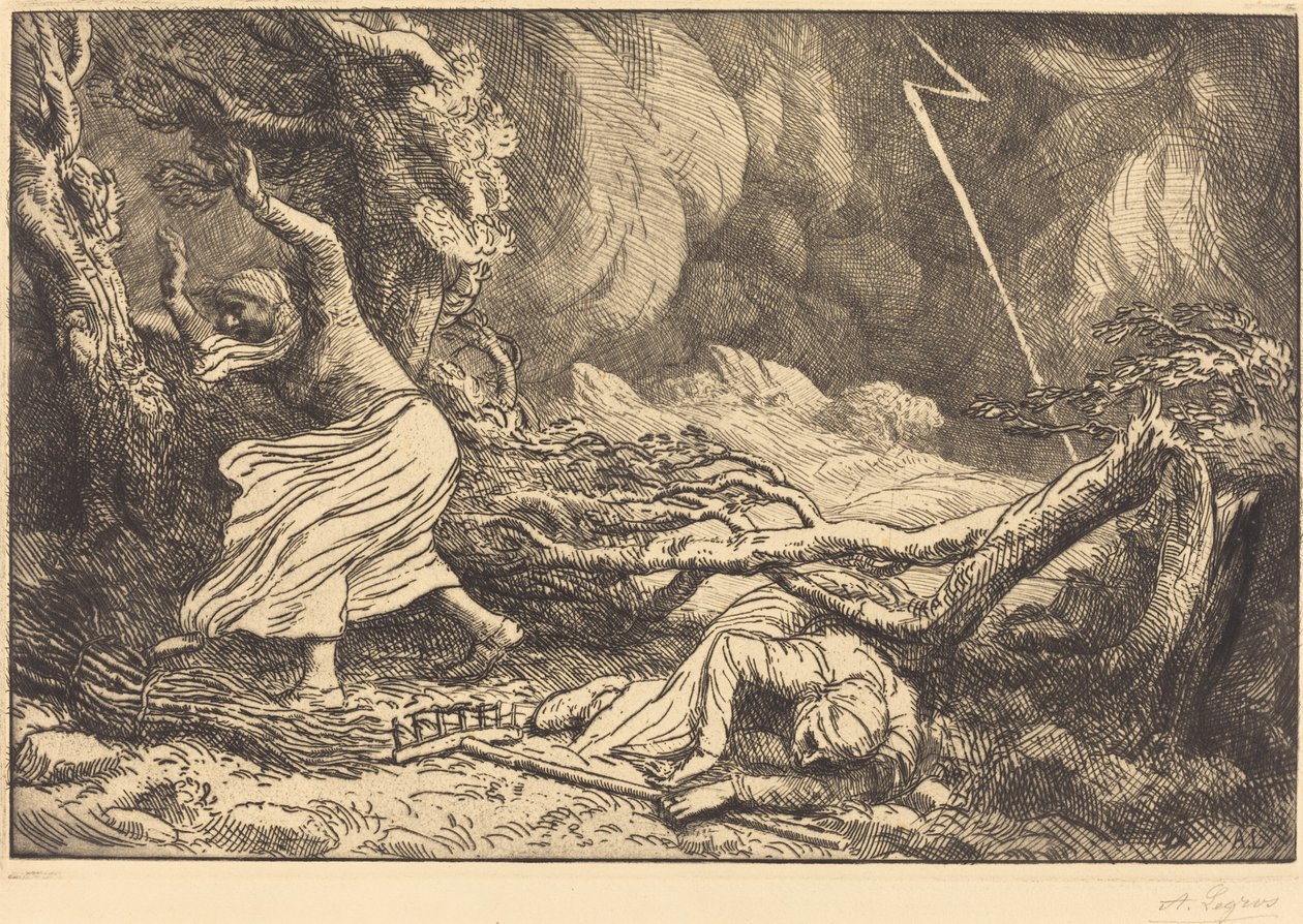 Oběti blesku od Alphonse Legros