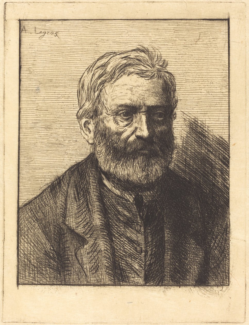 Victor Hugo, 1. deska. od Alphonse Legros