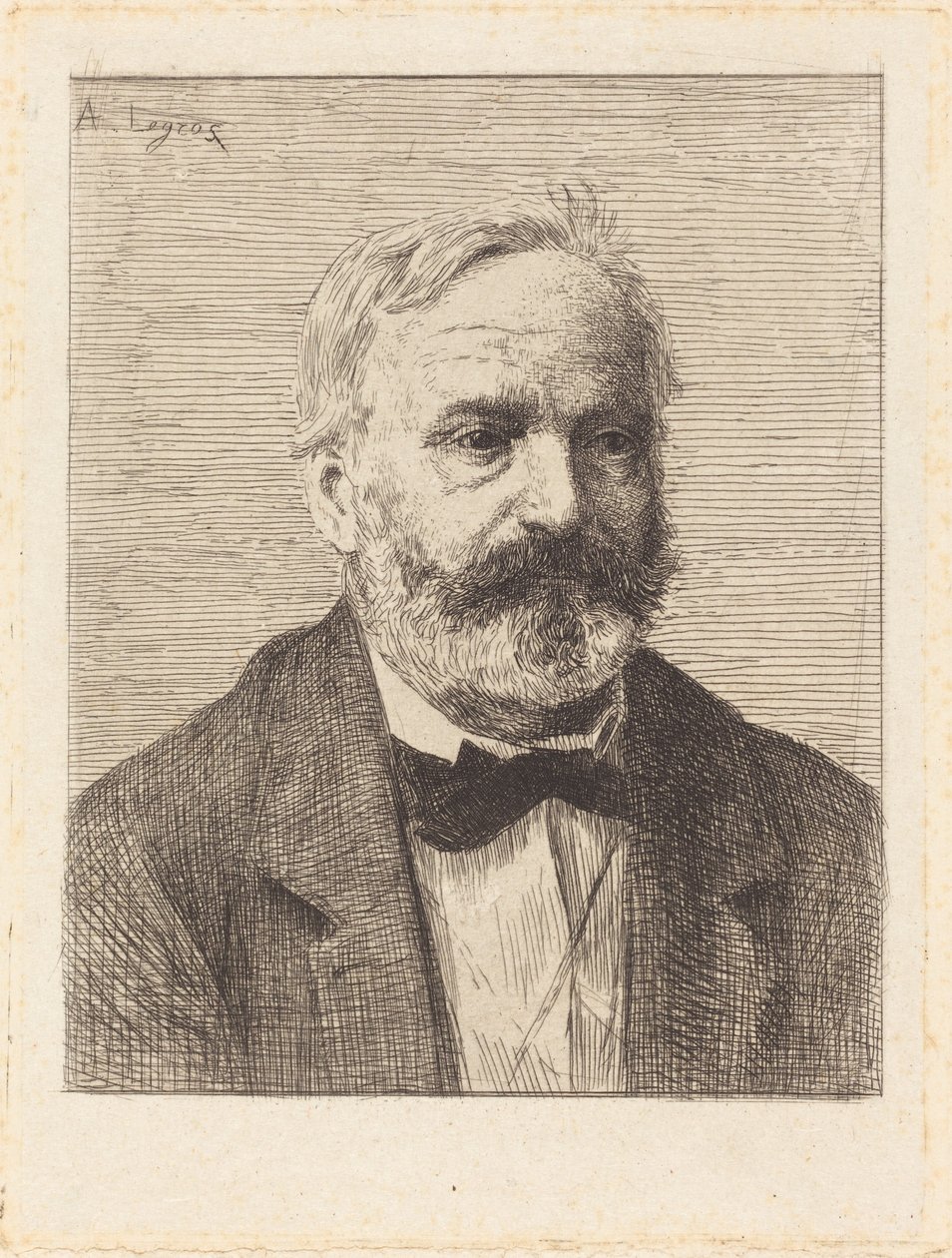 Victor Hugo, 1. deska od Alphonse Legros