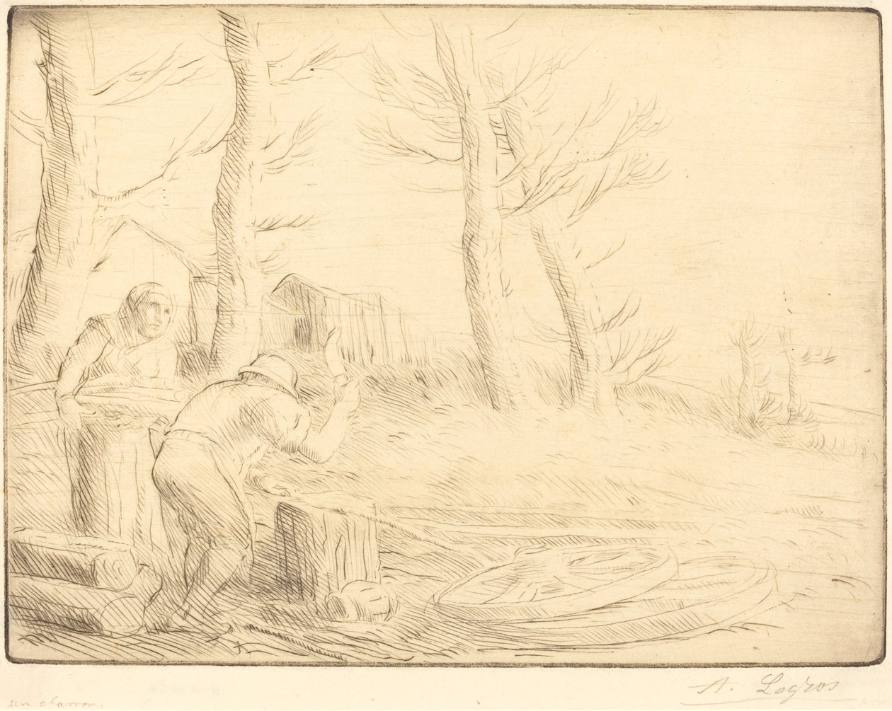 Kolář (Un charron) od Alphonse Legros