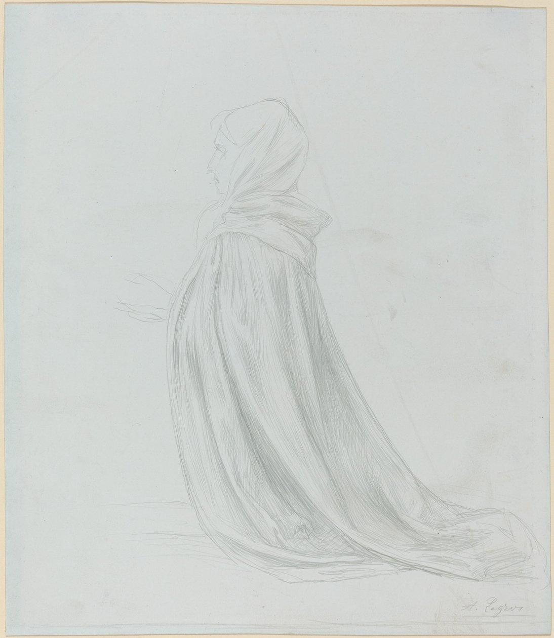 Žena v plášti od Alphonse Legros