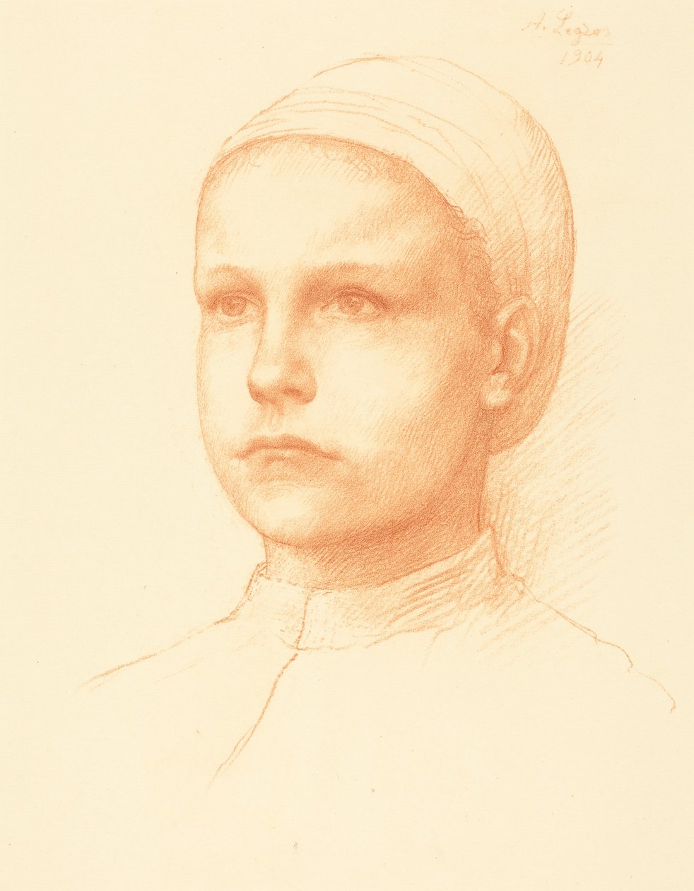 Mladá selka od Alphonse Legros
