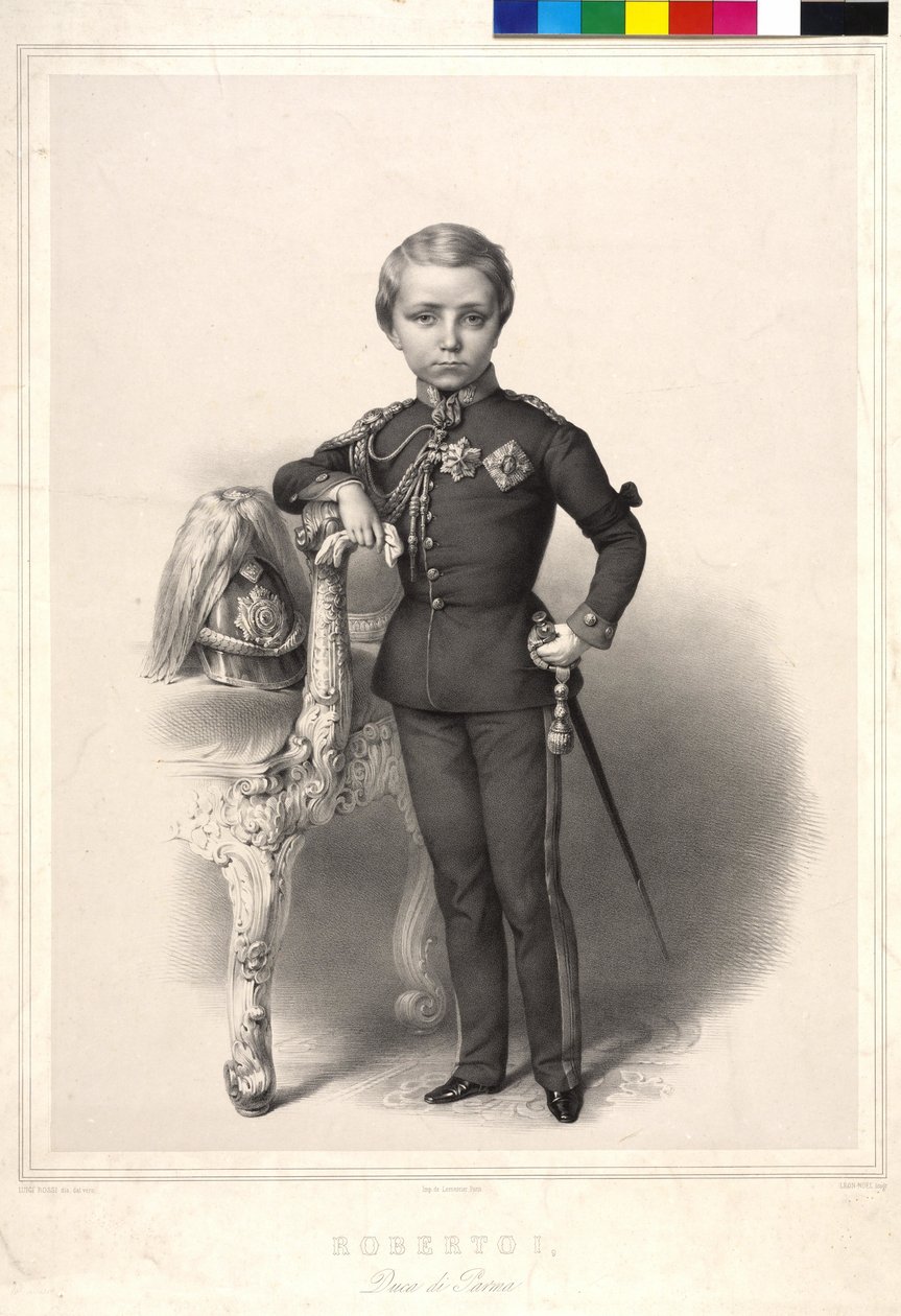 Parmský vévoda Robert I. od Alphonse Leon Noel