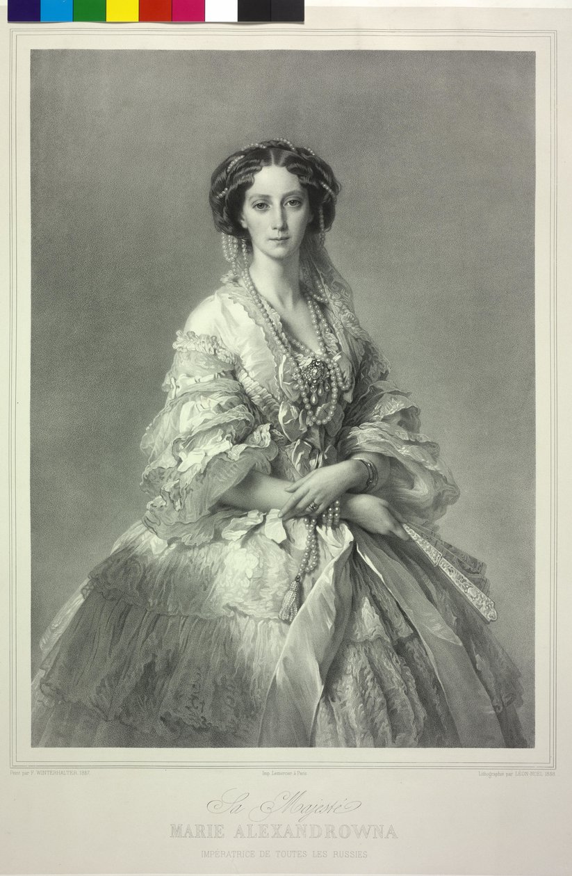 Hesensko-darmstadtská princezna Marie od Alphonse Leon Noel