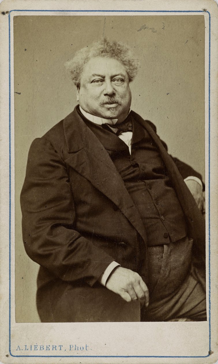 Autor Alexandre Dumas otec 1802-1870, 1870. od Alphonse Liebert