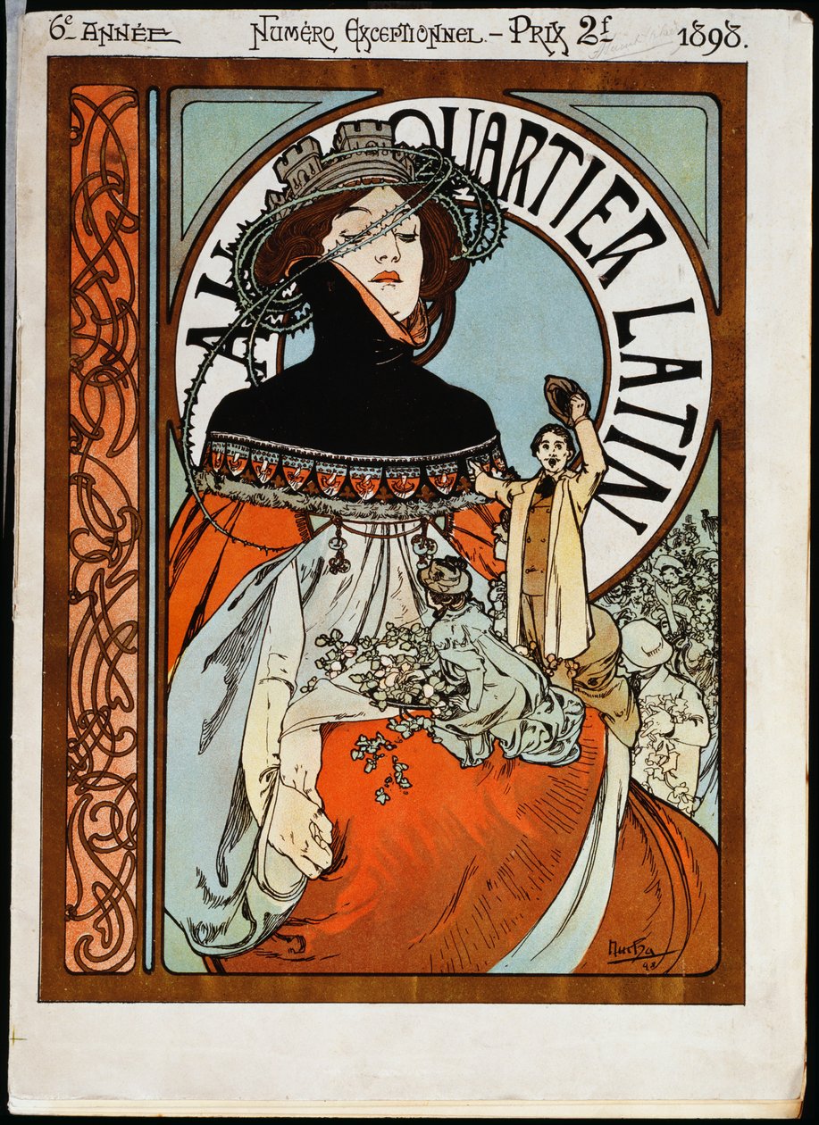 Au Quartier Latin, tiskl Paul Dupont od Alphonse Mucha