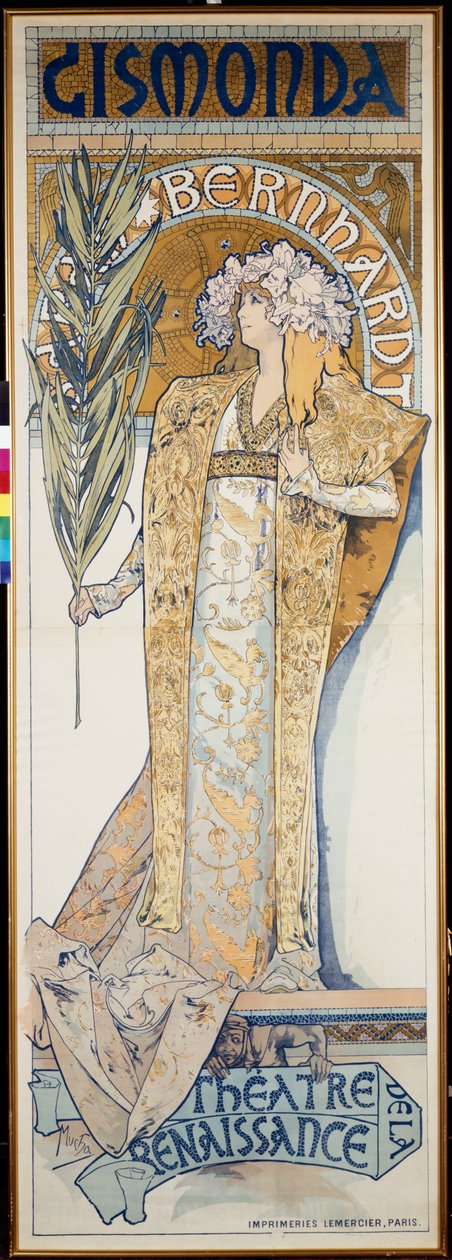 Gismonda, divadlo renesance, 1894 od Alphonse Mucha