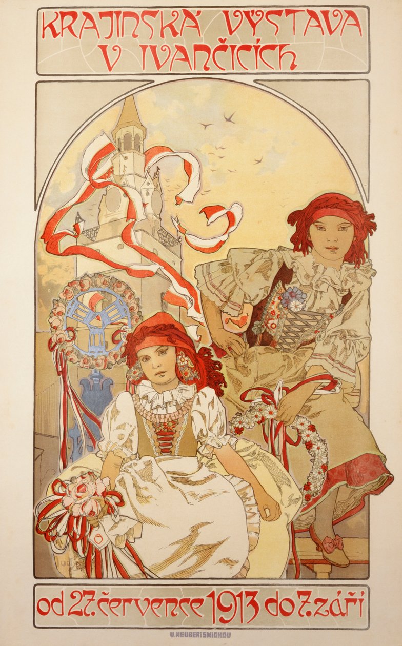 Zemská výstava V Ivancicích, 1913 od Alphonse Mucha