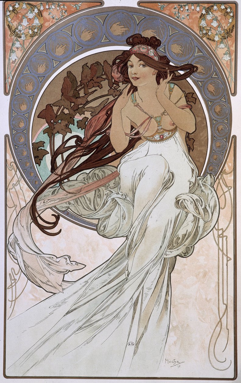 La Musique - od Muchy od Alphonse Mucha