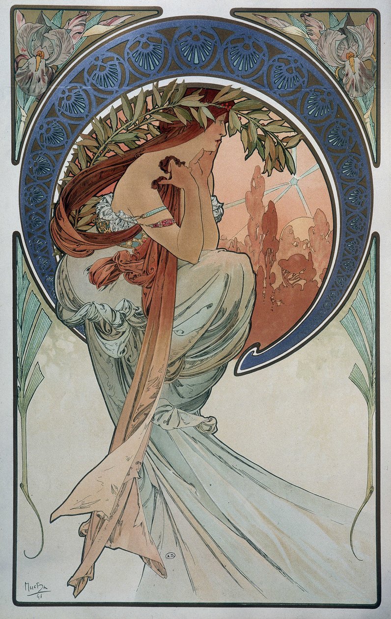 Poezie - od Muchy od Alphonse Mucha