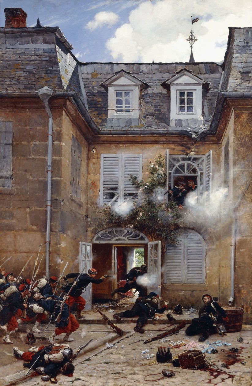 Překvapivý útok, Metz, 1884 od Alphonse Marie de Neuville