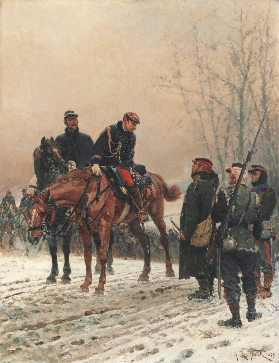Pozdrav, 1879 od Alphonse Marie de Neuville