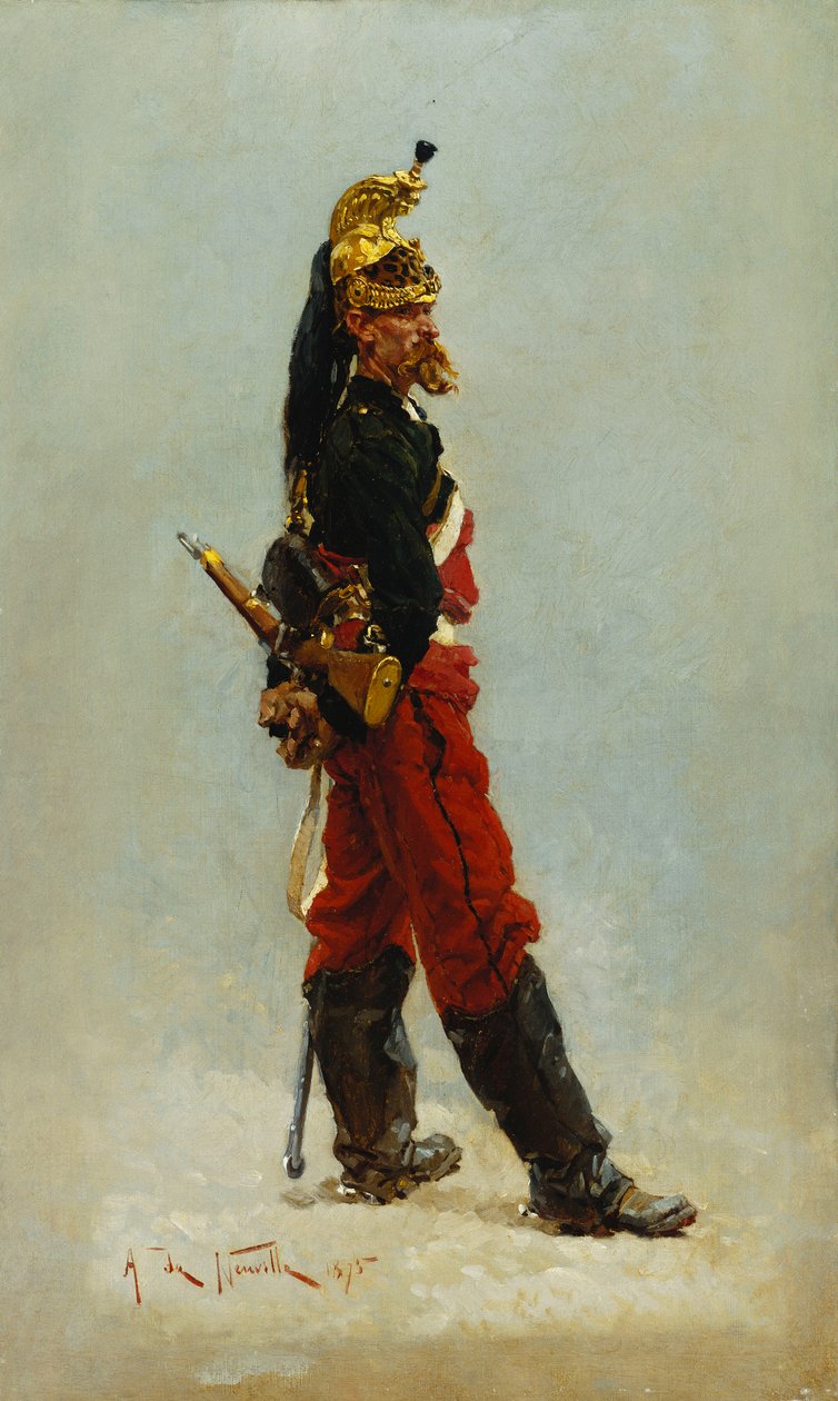 Drak, 1875 od Alphonse Marie de Neuville