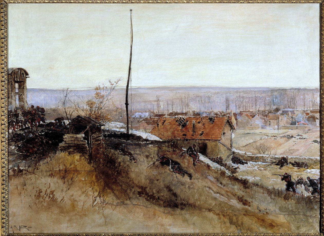 Válka 1870 - 1871: „“ Útok na vápenku na Platriere de Champigny 2. prosince od Alphonse Marie de Neuville