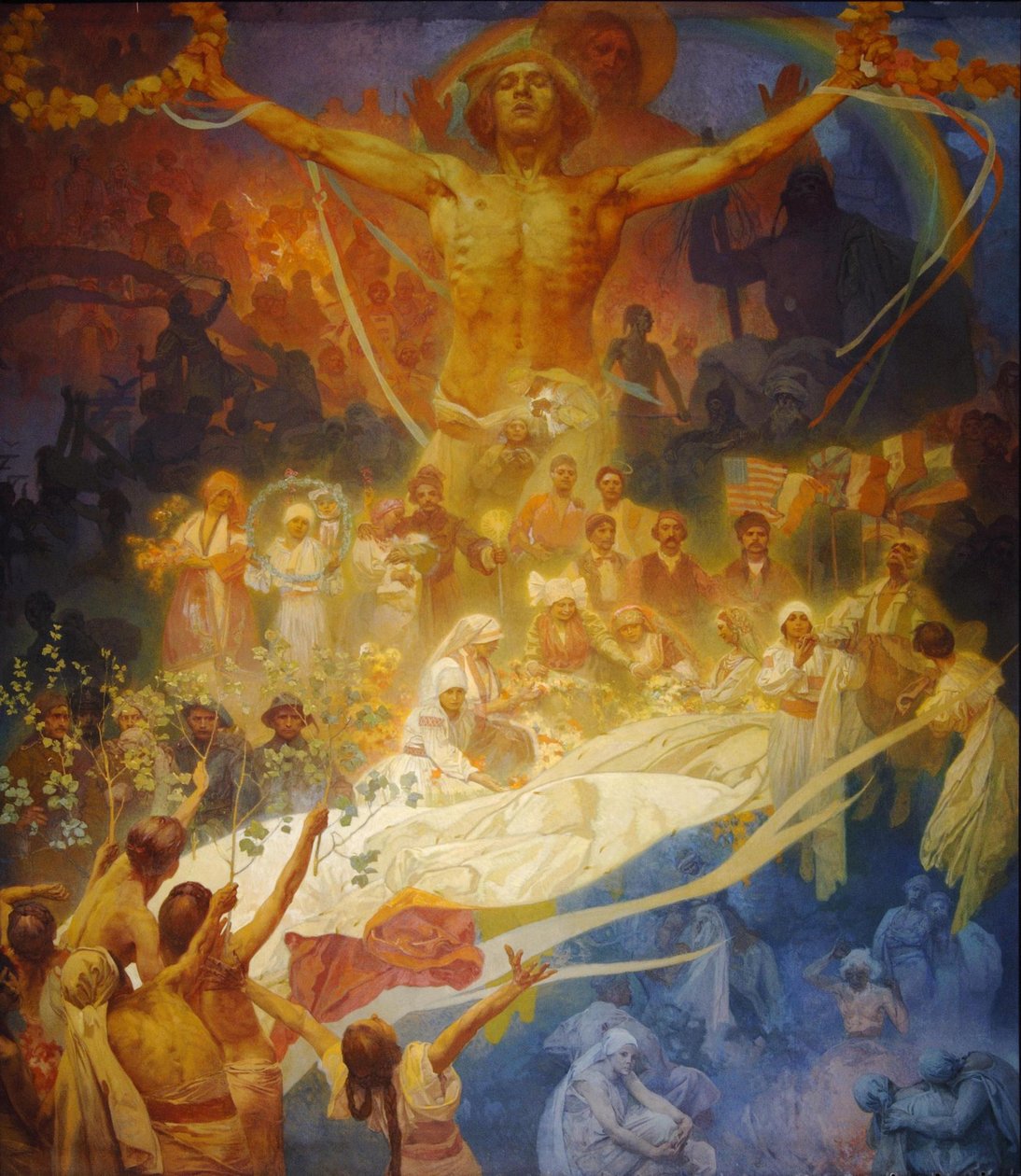 Apoteóza Slovanů. Slované pro lidstvo, 1926 od Alphonse Mucha