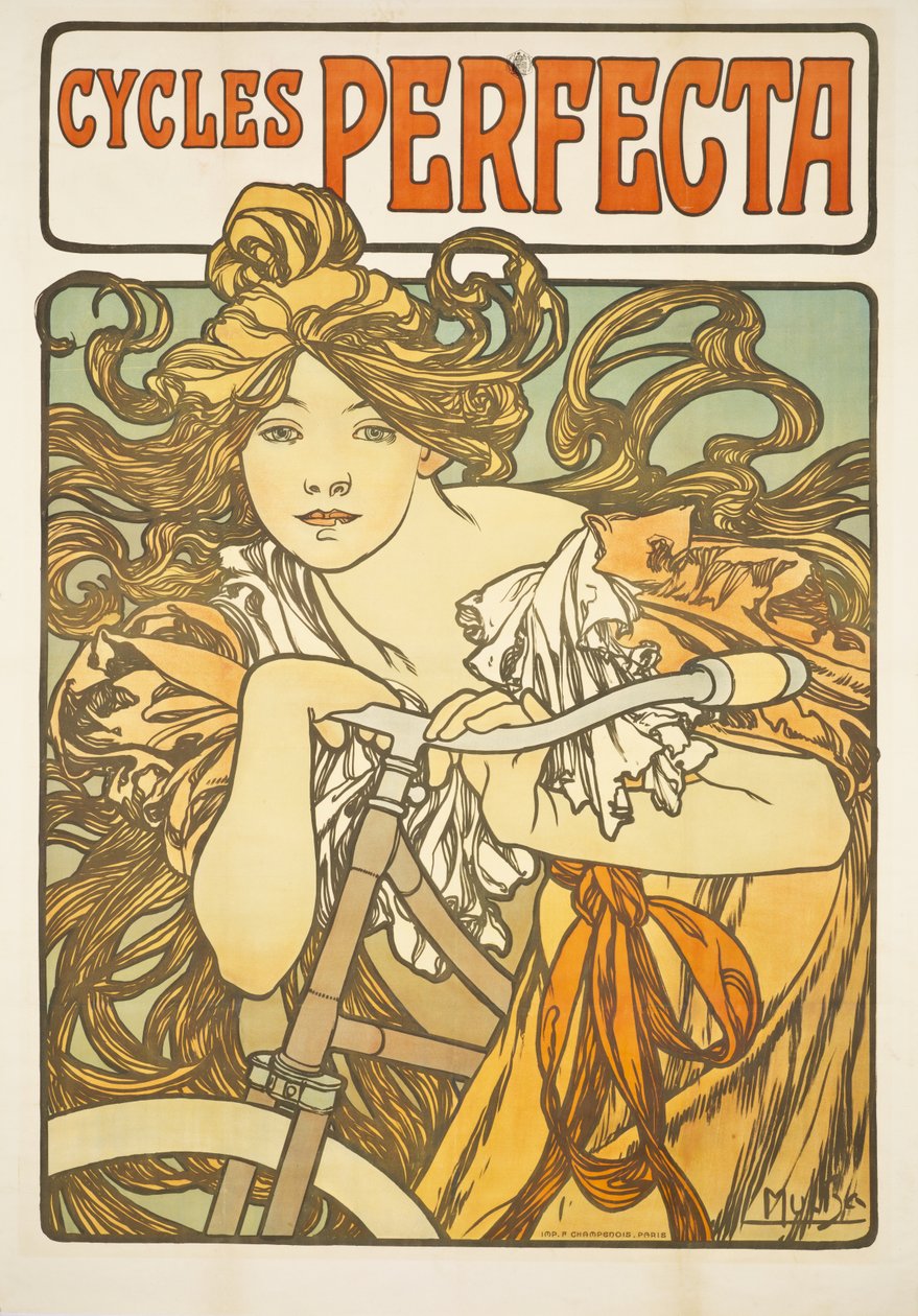 Cykly Perfecta, 1897 od Alphonse Mucha