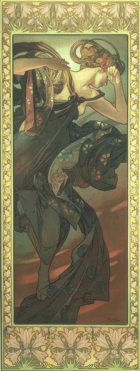 Večerní hvězda od Alphonse Mucha