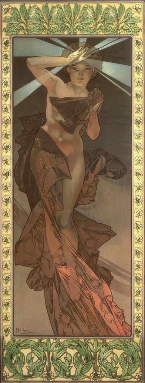Ranní hvězda od Alphonse Mucha
