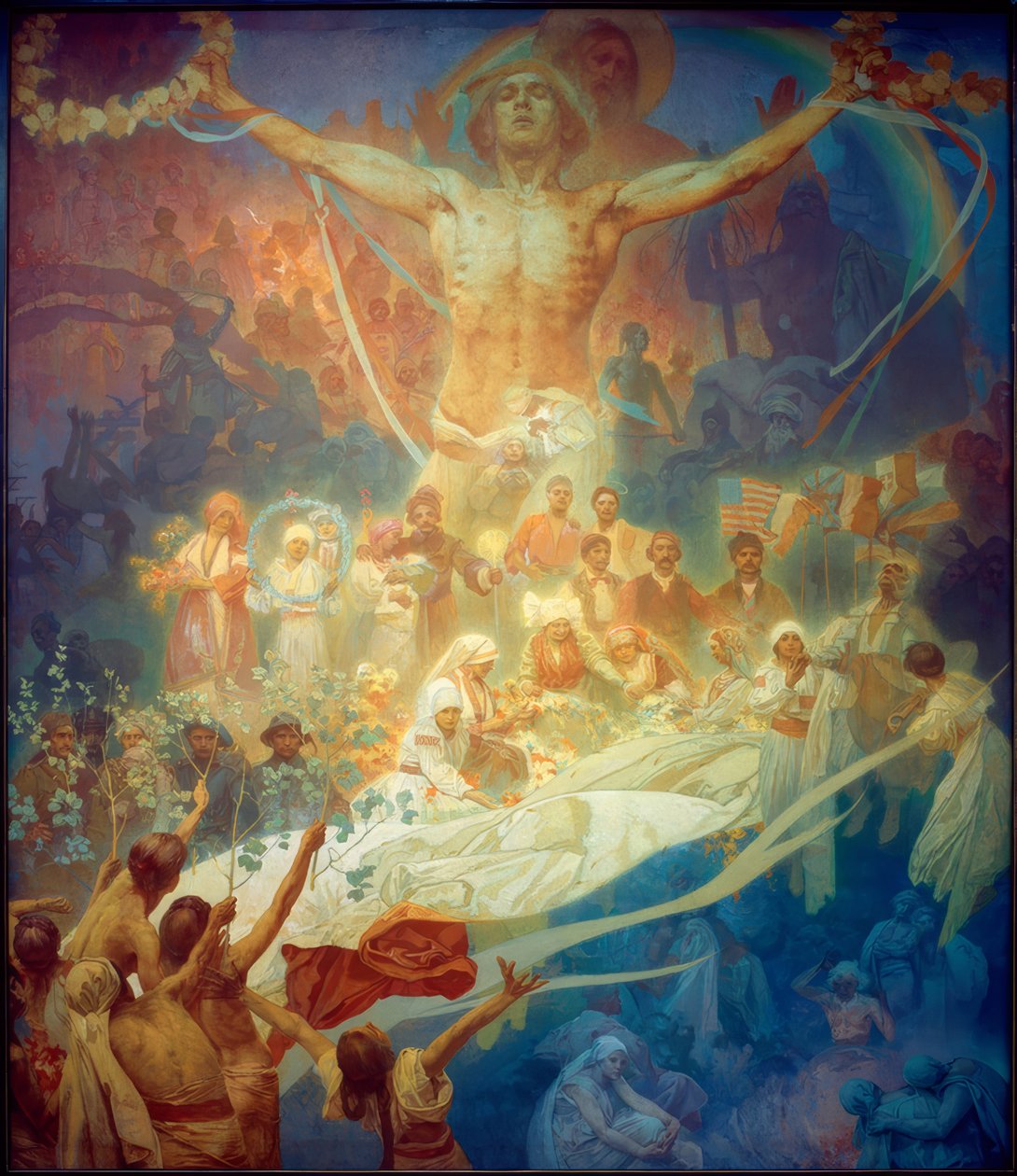 Apoteóza Slovanů. Slovanství pro lidstvo (XX století) od Alphonse Mucha