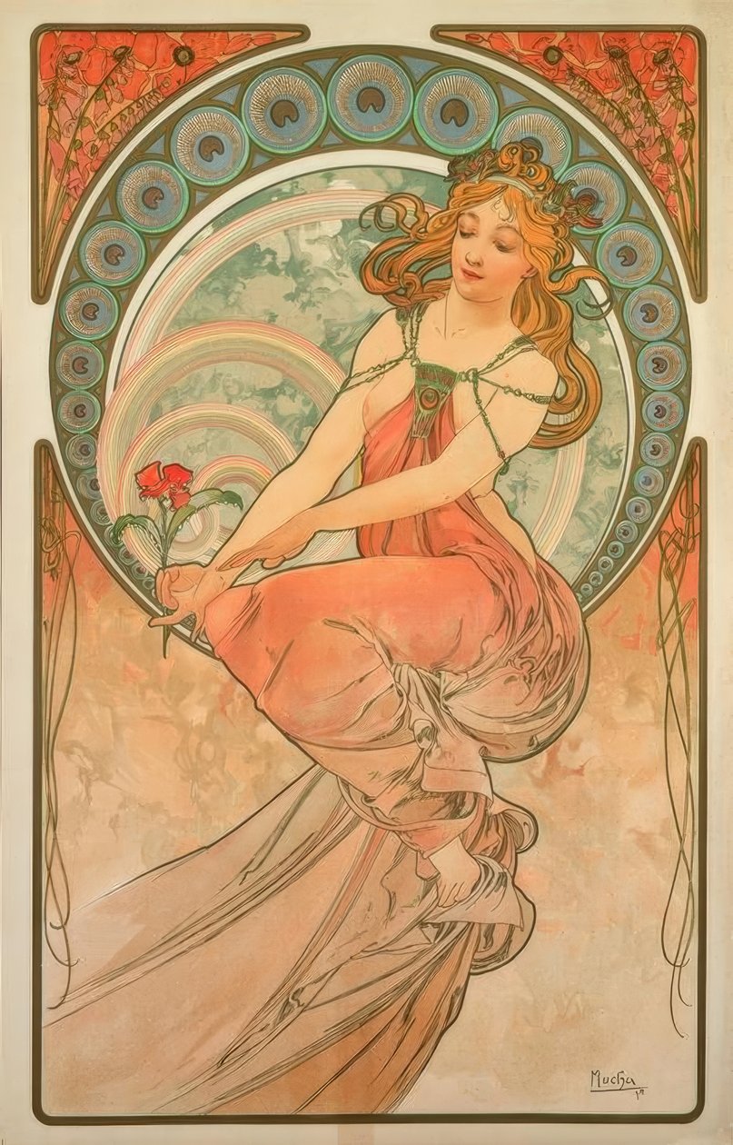 Malování od Alphonse Mucha