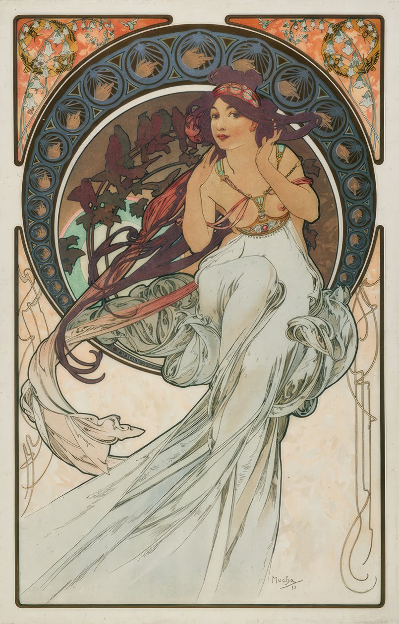 Hudba od Alphonse Mucha