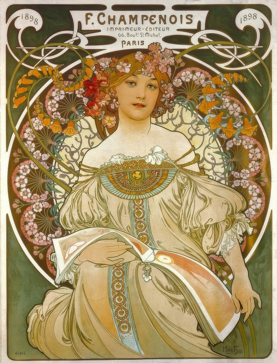F. Champenois / Tiskárna - Vydavatel (..) od Alphonse Mucha