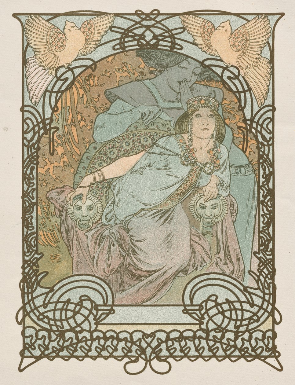 Ilsee, princezna z Tripolisu od Alphonse Mucha