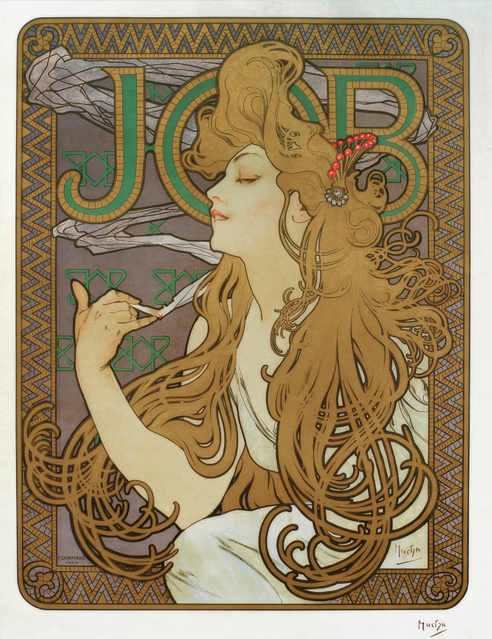 PRÁCE od Alphonse Mucha