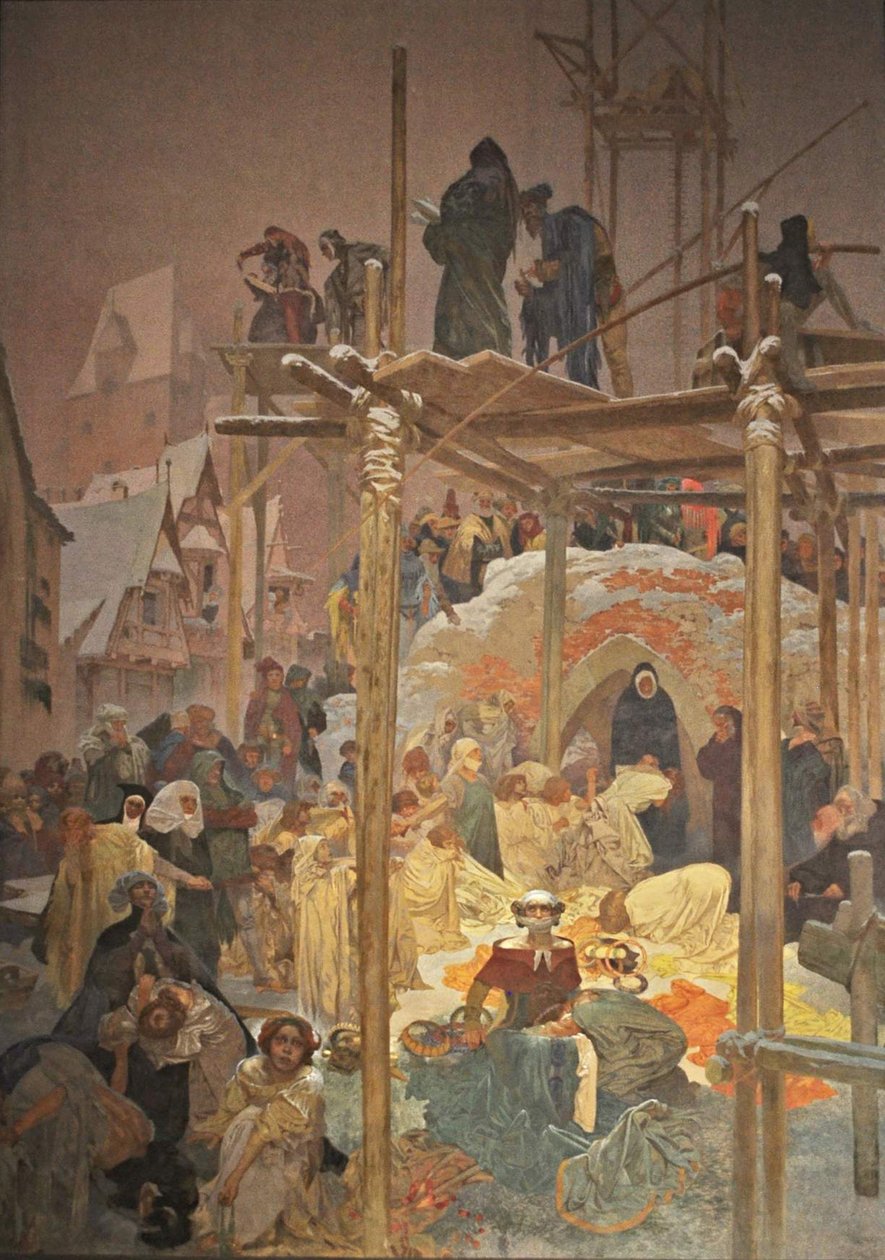 Jan Milic z Kroměříže Cyklus Slovanská epopej od Alphonse Mucha