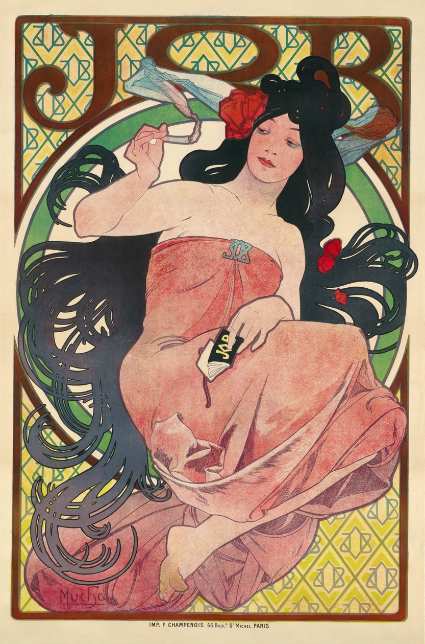Práce od Alphonse Mucha