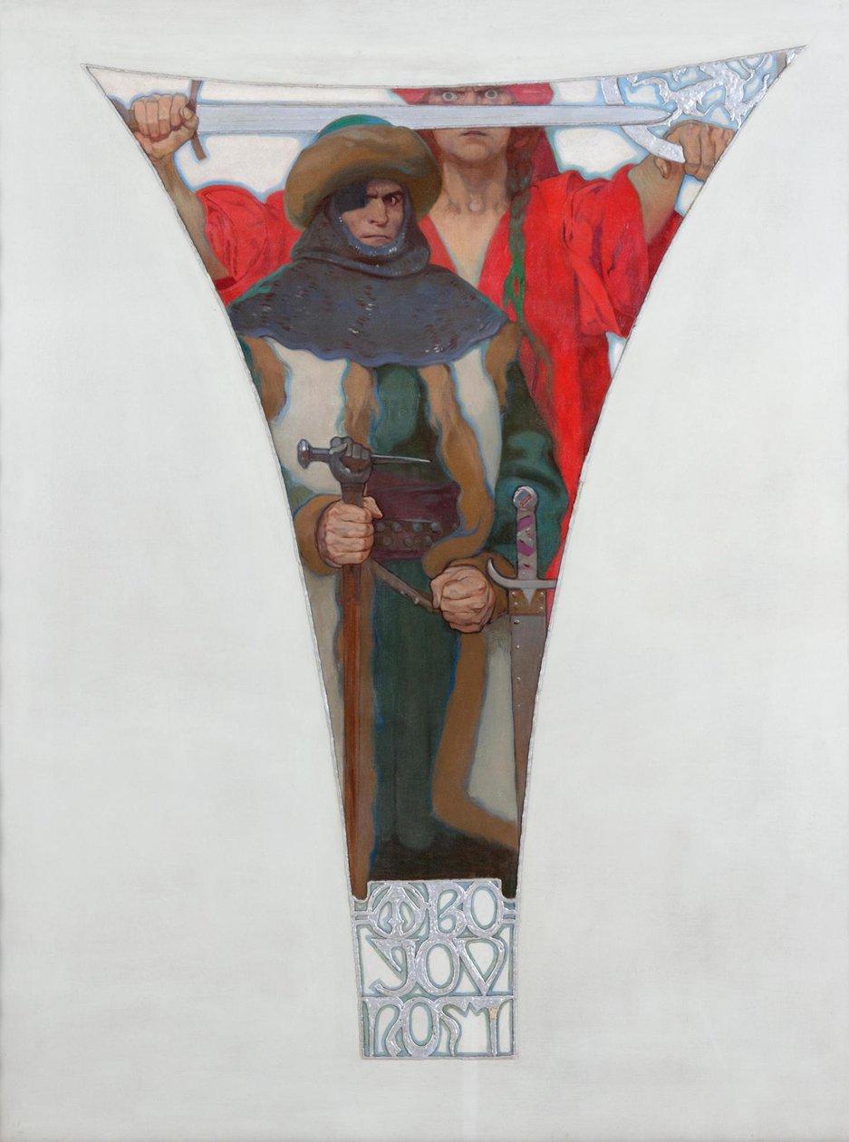 Jan Žižka, 1911 od Alphonse Mucha