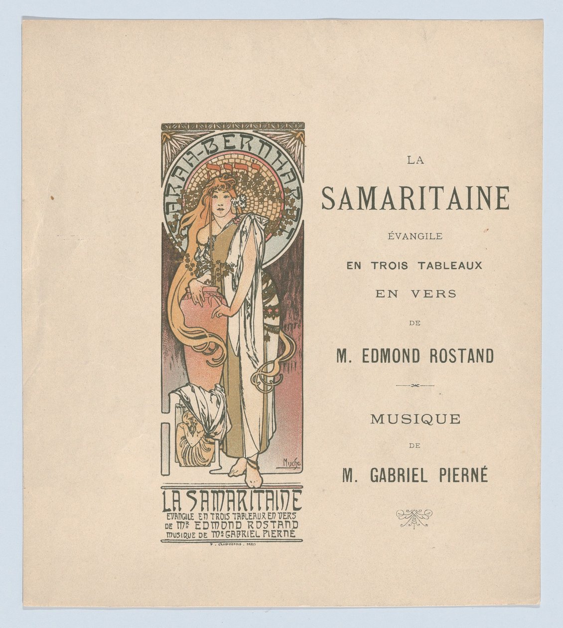 La Samaritaine, 1897 od Alphonse Mucha